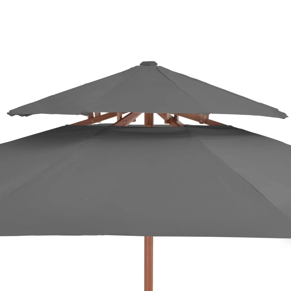Ombrellone doppio con palo in legno 270 cm antracite 02_0008439