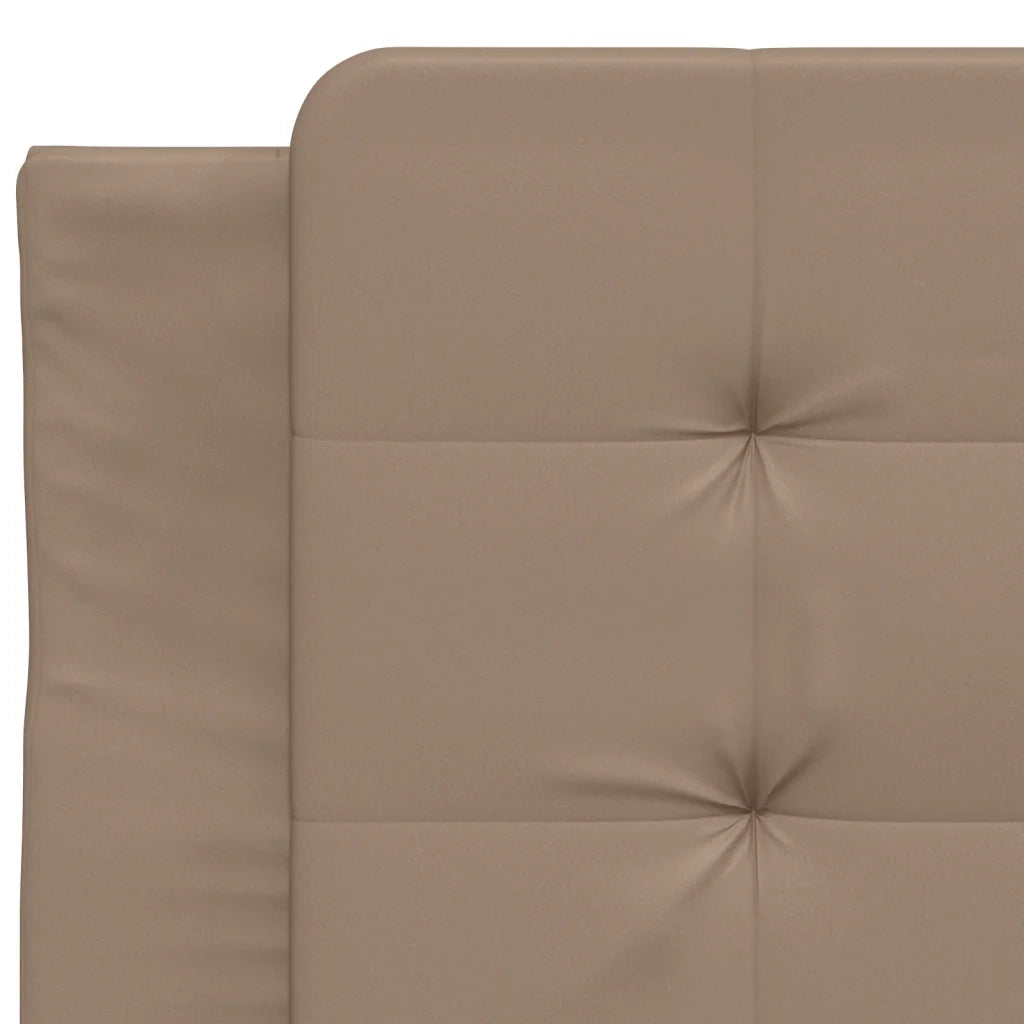 Giroletto senza Materasso-Struttura Letto Zadar Cappuccino 80x200 cm Similpelle