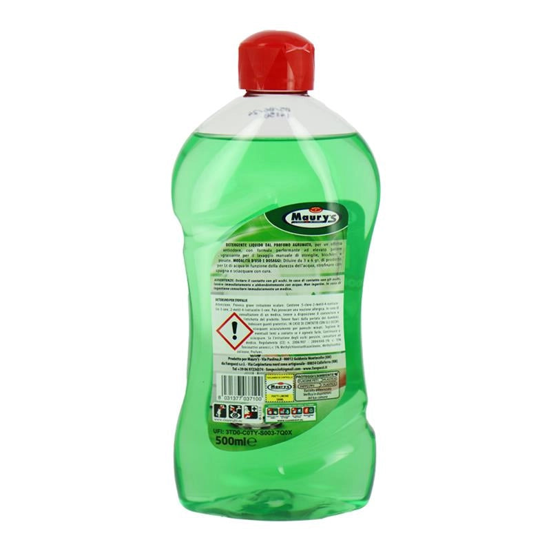 MAURY'S DETERSIVO PIATTI GEL CONCENTRATO AL LIMONE VERDE SET 12PZ - 500ML