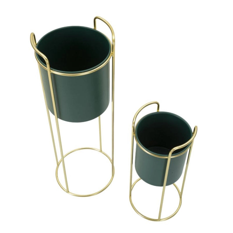 Porta Vasi Grent Slim Set 2 Pz cm ø 24x70-19,5x45