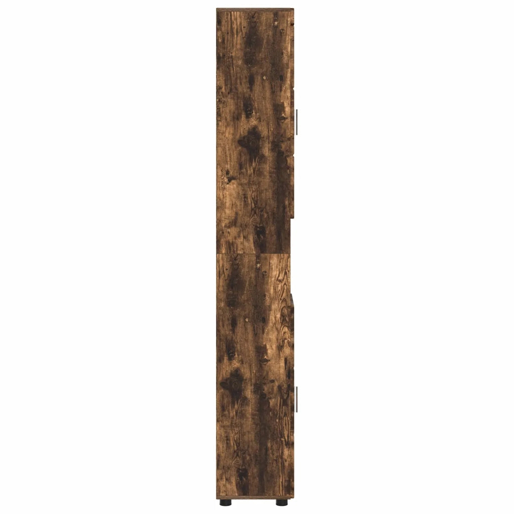 Set di Armadi da Bagno TULUM Rovere fumé 37 x 31,5 x 203 cm