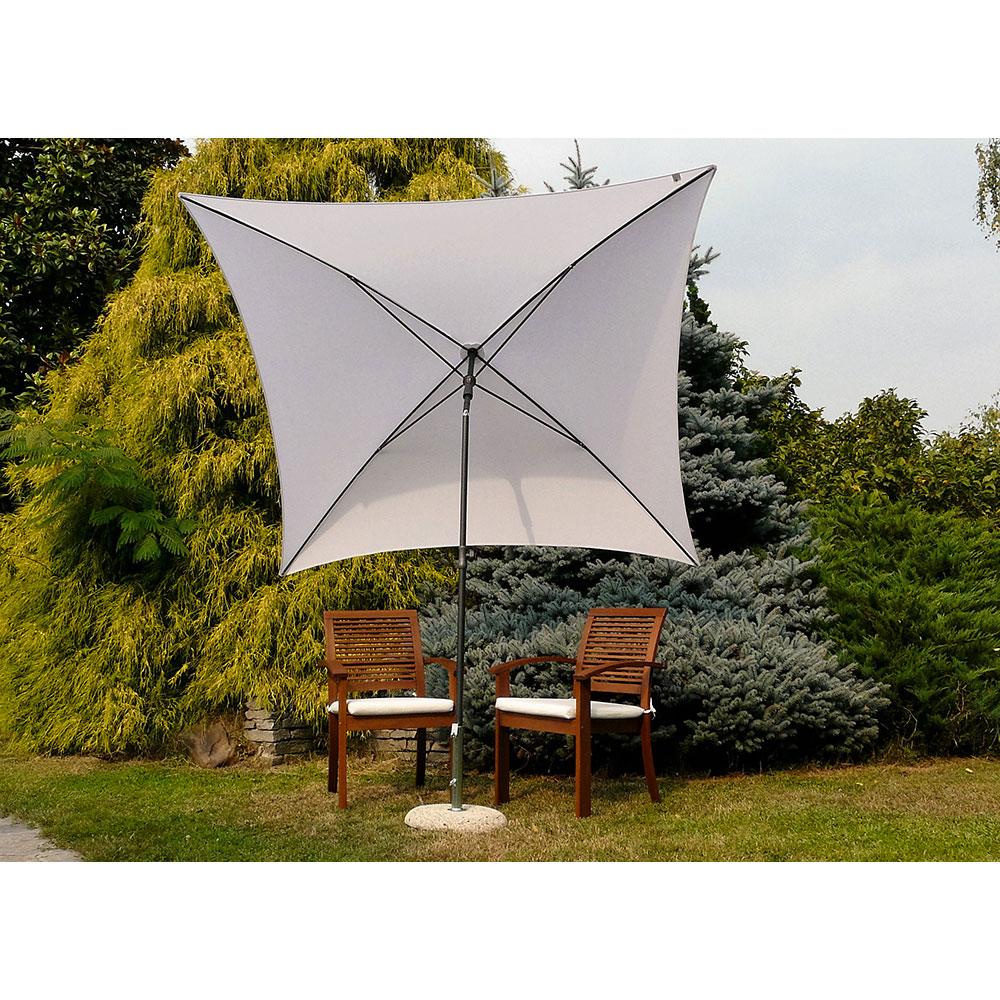 Ombrellone da Giardino 200x200 cm Palo Ø27 mm in Acciaio Maffei Kronos Bianco