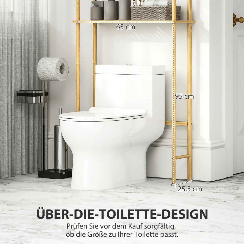 Scaffale Bagno 3 Ripiani ¨C Xylo ¨C Legno Naturale Salvaspazio 69x25.5x181 cm