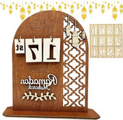 Decorazione in legno per Ramadan - calendario per bambini da assemblare Eid Mubarak
