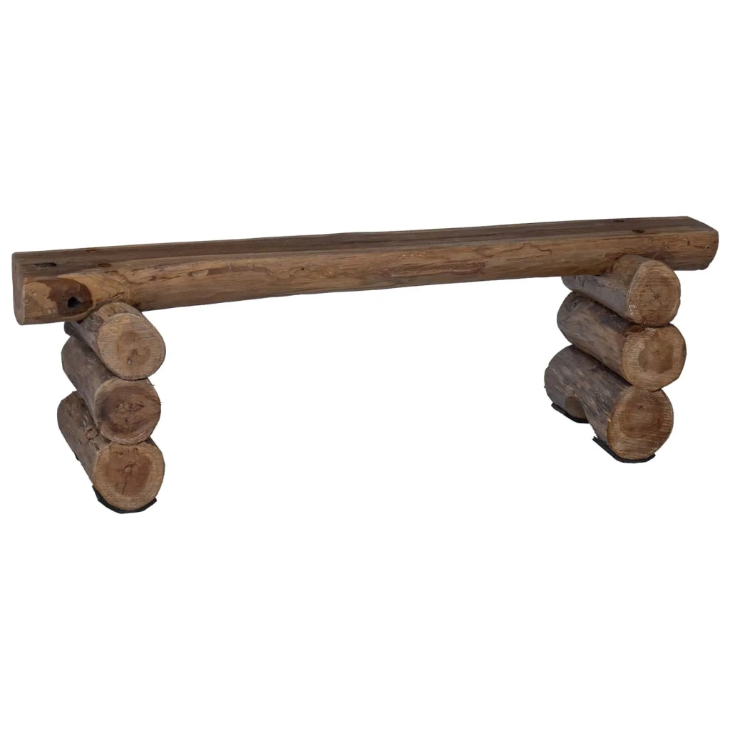 panchina Naturale 110 x 30 x 34 cm Legno di teak solido 42012361