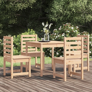 Set da Pranzo per Giardino 5 pz in Legno Massello di Pinocod mxl 76275