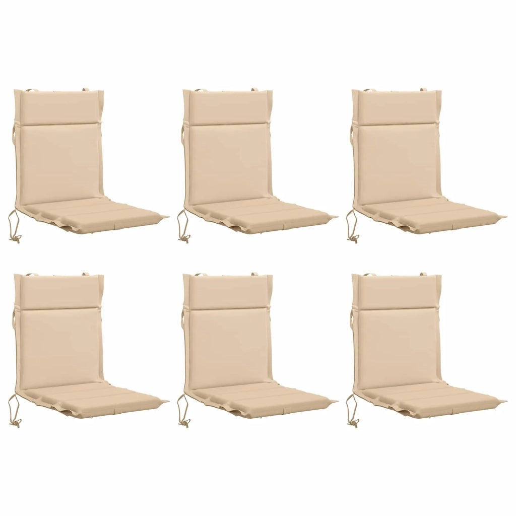Cuscini per Sedia Alta in 6 Pezzi GEMERT 6 pcs 100% Poliestere 946476