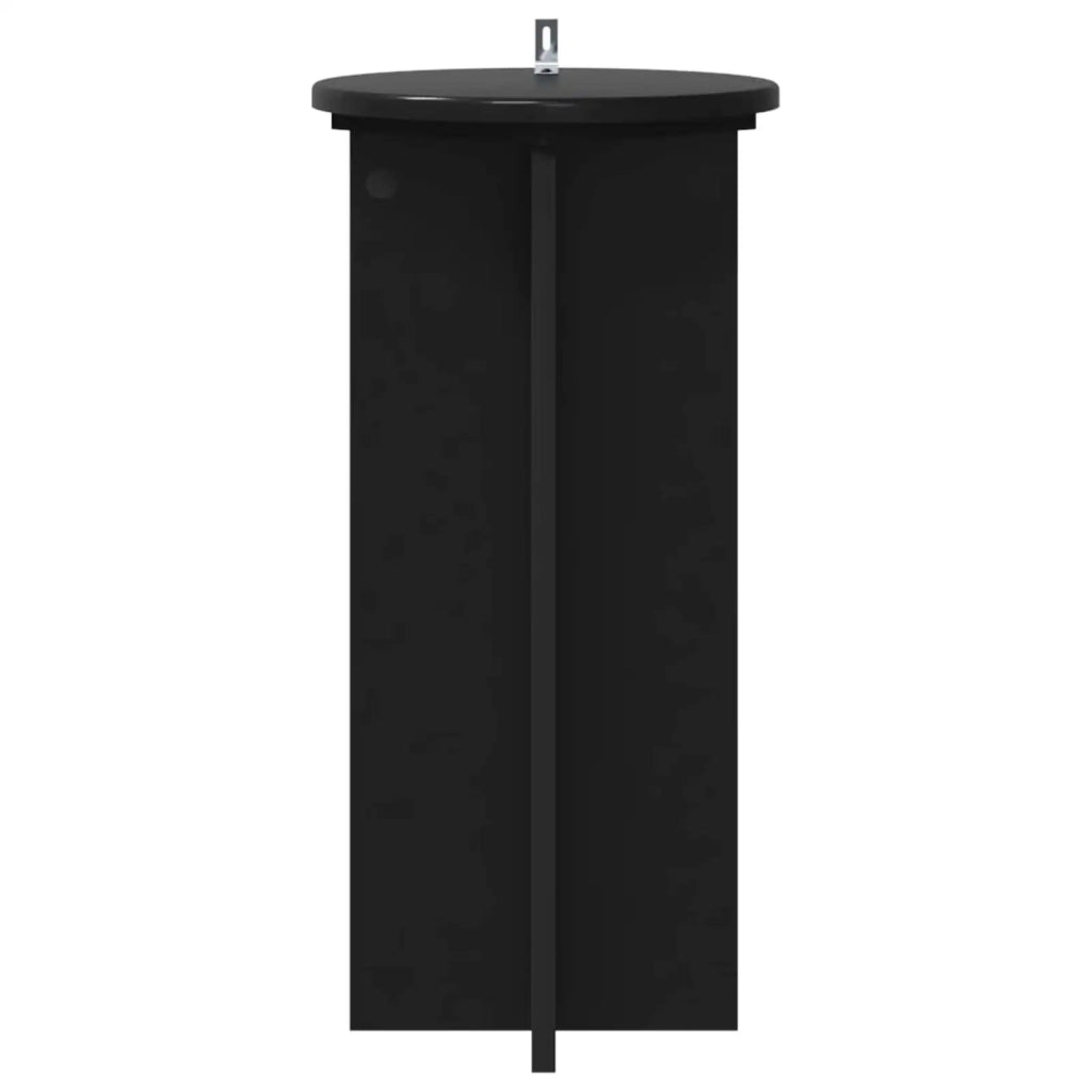 Supporto per piante 2 pcs Nero 29,5 x 29,5 x 60 cm