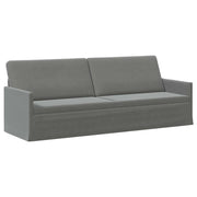 Divano a 3 posti Grigio Scuro 220 x 81 x 82 cm Velluto (V) 42041154