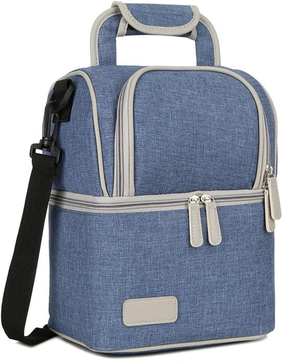 Borsa per Bambino con Isolante/Tas di Ricarica per Latte/Porta Biberon/Bagaglio per Viaggio - Grande Capacità Borsa a Mano