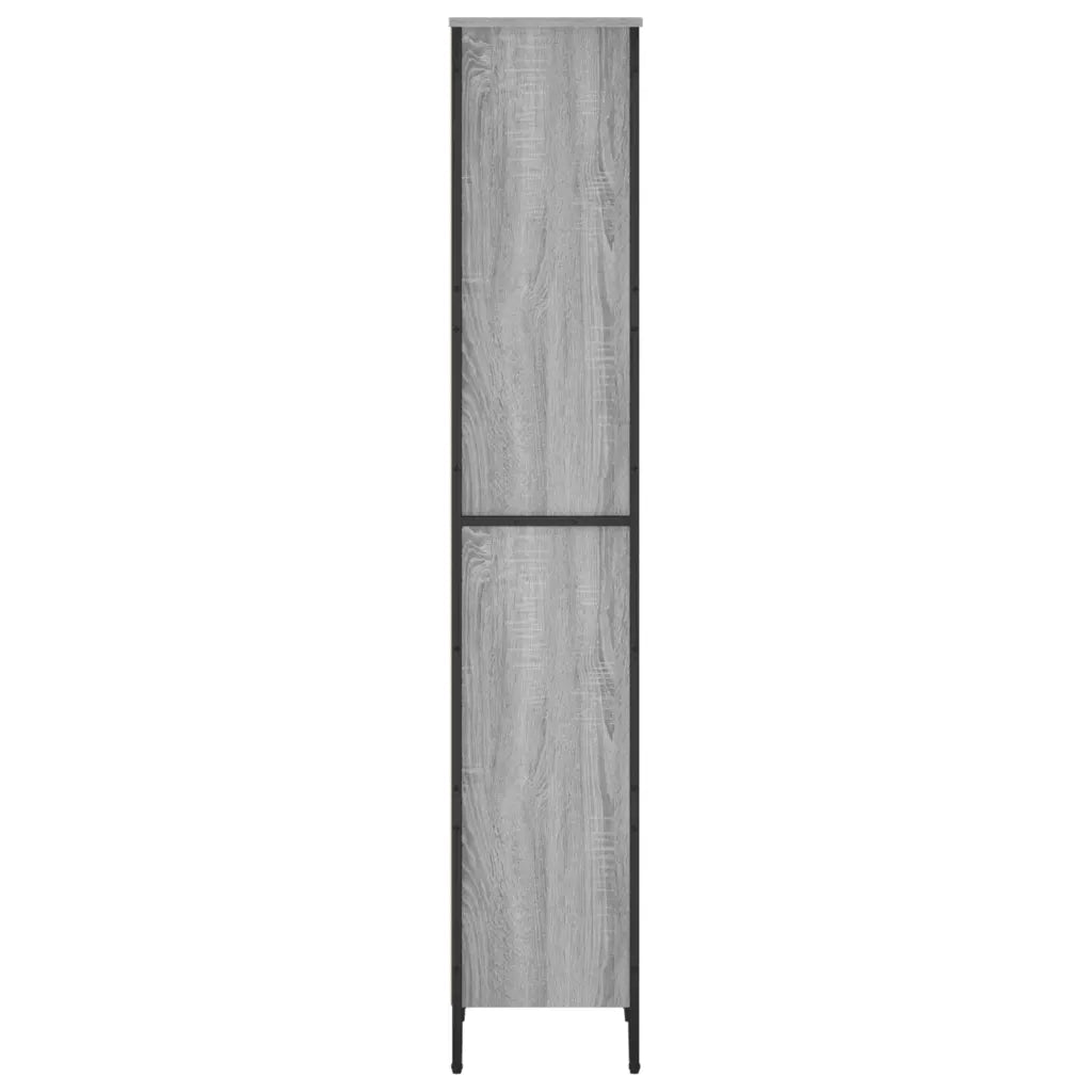Libreria-Scaffale per Libri-Mobile di Stoccaggio Grigio Sonoma 50x31x169 cm in Legno Multistrato