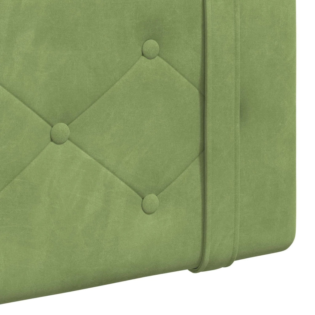 Testiera sospesa Verde chiaro Velluto