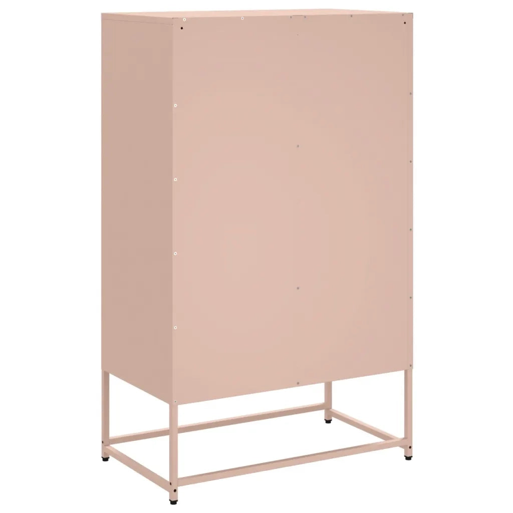 Credenza-Buffet-Armadio da cucina Rosa 68x39x111,5 cm Acciaio 495195