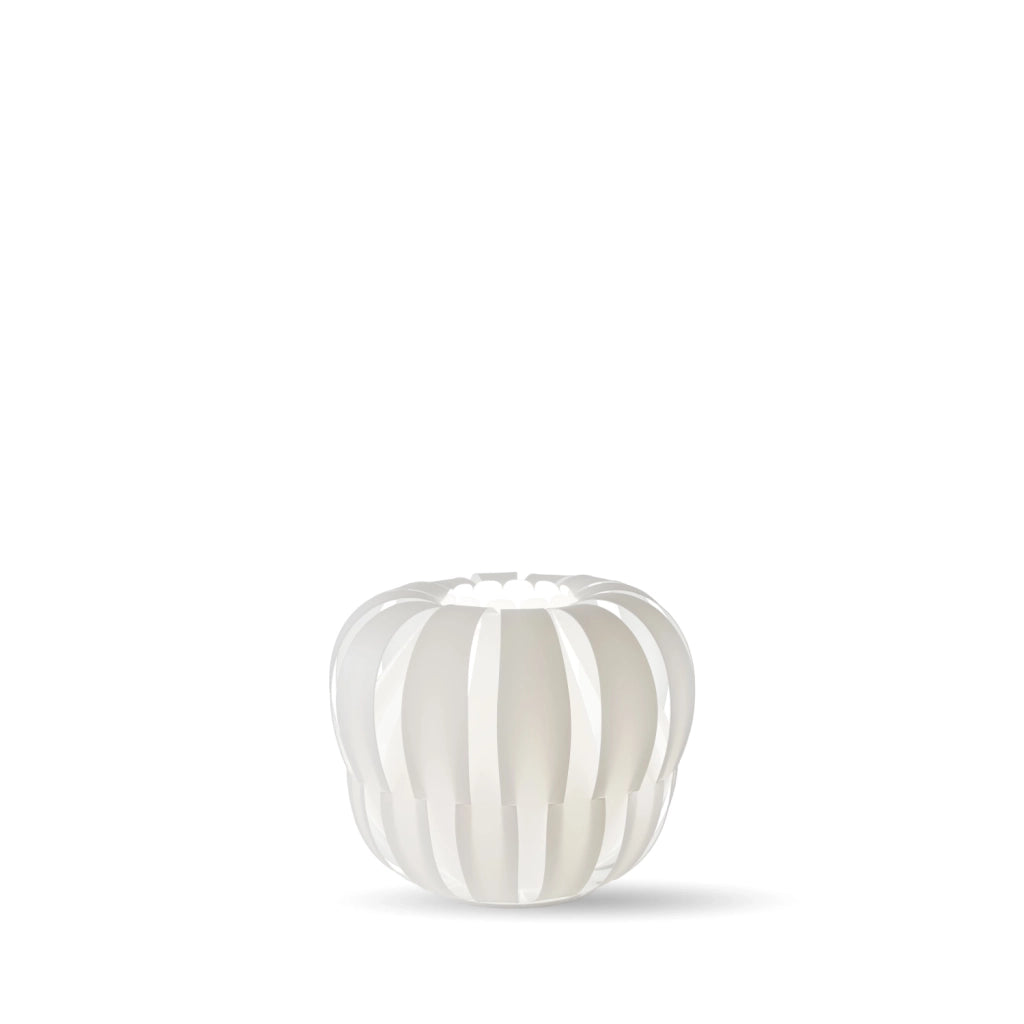 Lampada Da Scrivania Moderna Queen Polilux ® Bianco E Metallo 1 Luce E27 D42Cm