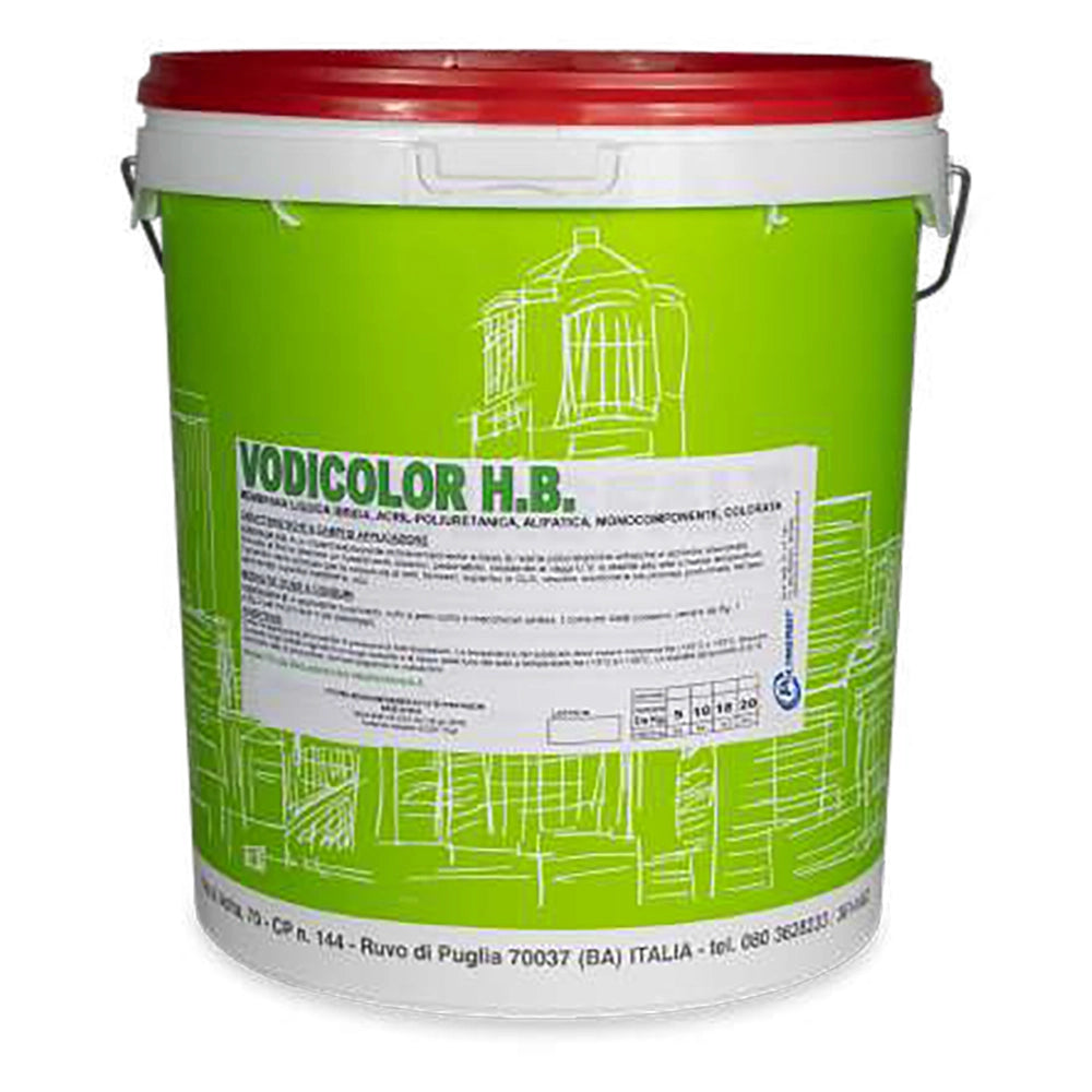 MEMBRANA LIQUIDA COLORATA 'VODICOLOR H.B.' kg. 20 - rossa  - VODICHEM