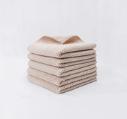 Set di asciugamani di microvezza, assorbenti, riutilizzabili, 5 pezzi, 30x30cm, senza pelucchi, adatti per pulire auto, cucina e casa.
