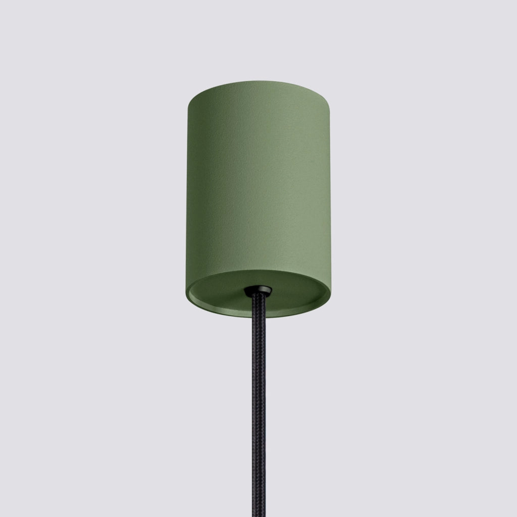Lampada a sospensione ESTRIA 1 beige/verde oliva