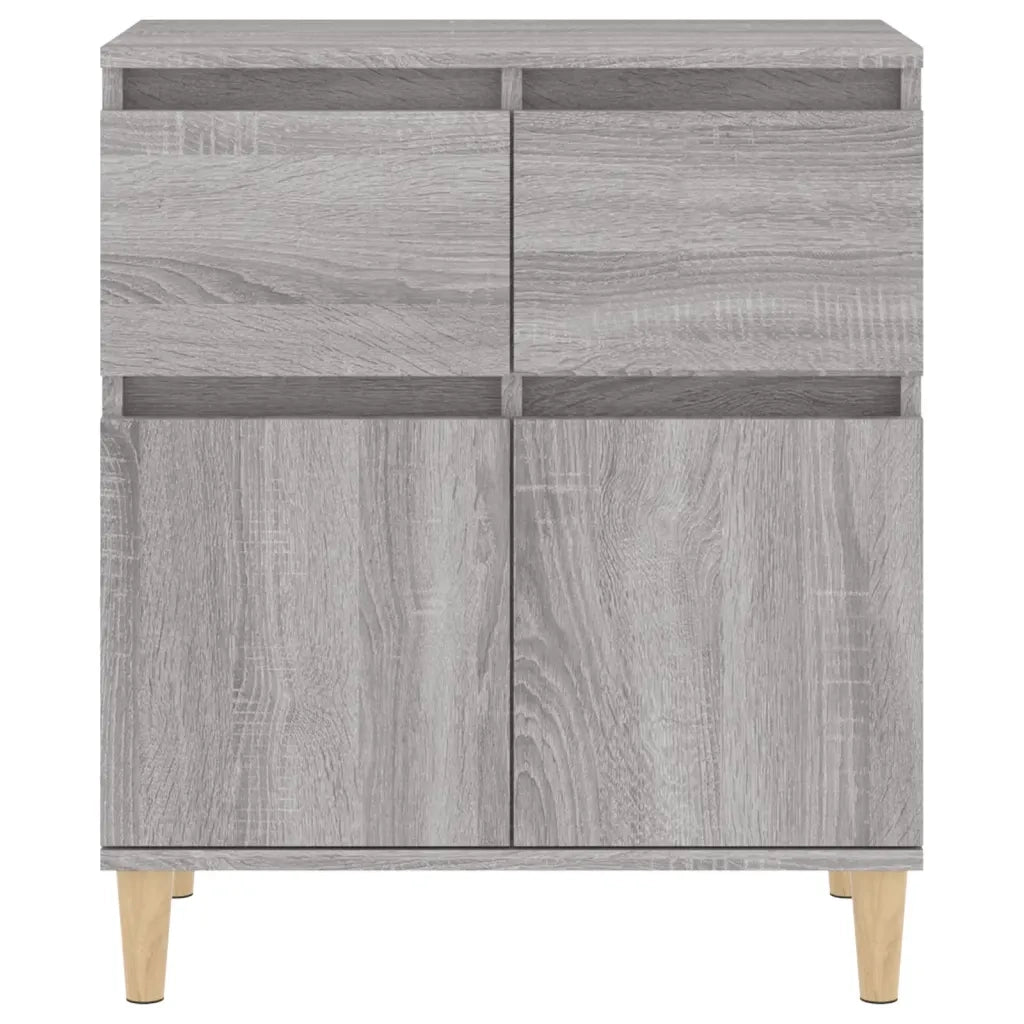 Credenza Grigio Sonoma 60x35x70 cm in Legno Multistrato