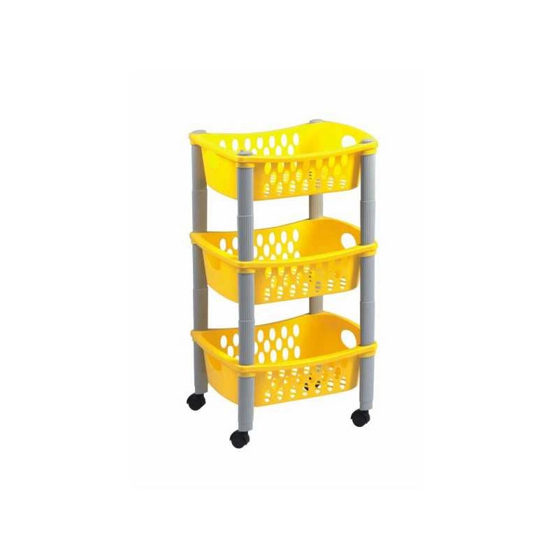 Carrello Otello Cesti 3 30X40 h 70 Stefanpl
