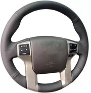 Supporto guidatore Nero Pelle Perforata - Resistente allo scivolamento - Per Toyota Tacoma/Tundra/4Runner - Pelle sintetica duratura - Capacità di respirazione - Supporto guidatore