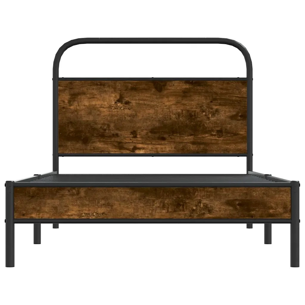 Giroletto senza Materasso Rovere Fumo 90x200 cm in Truciolato 4100349