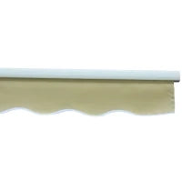 Tenda da Sole a Bracci per Esterno con Manovella, Metallo e Poliestere, 3x2.5m Beige