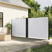 Tenda da Sole Laterale Retrattile-Tenda parasole per balcone per giardino Bianco 180x600 cm 941844