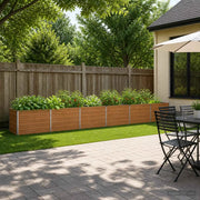 Letto rialzato da giardino Marrone legno 480 x 40 x 55 cm 8006284