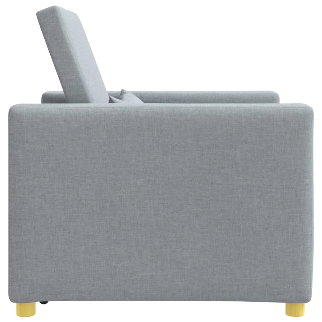 Divano letto | Sof¨¤ letto | Letto singolo estraibile singolo Grigio chiaro 90 x 165 x 87 cm