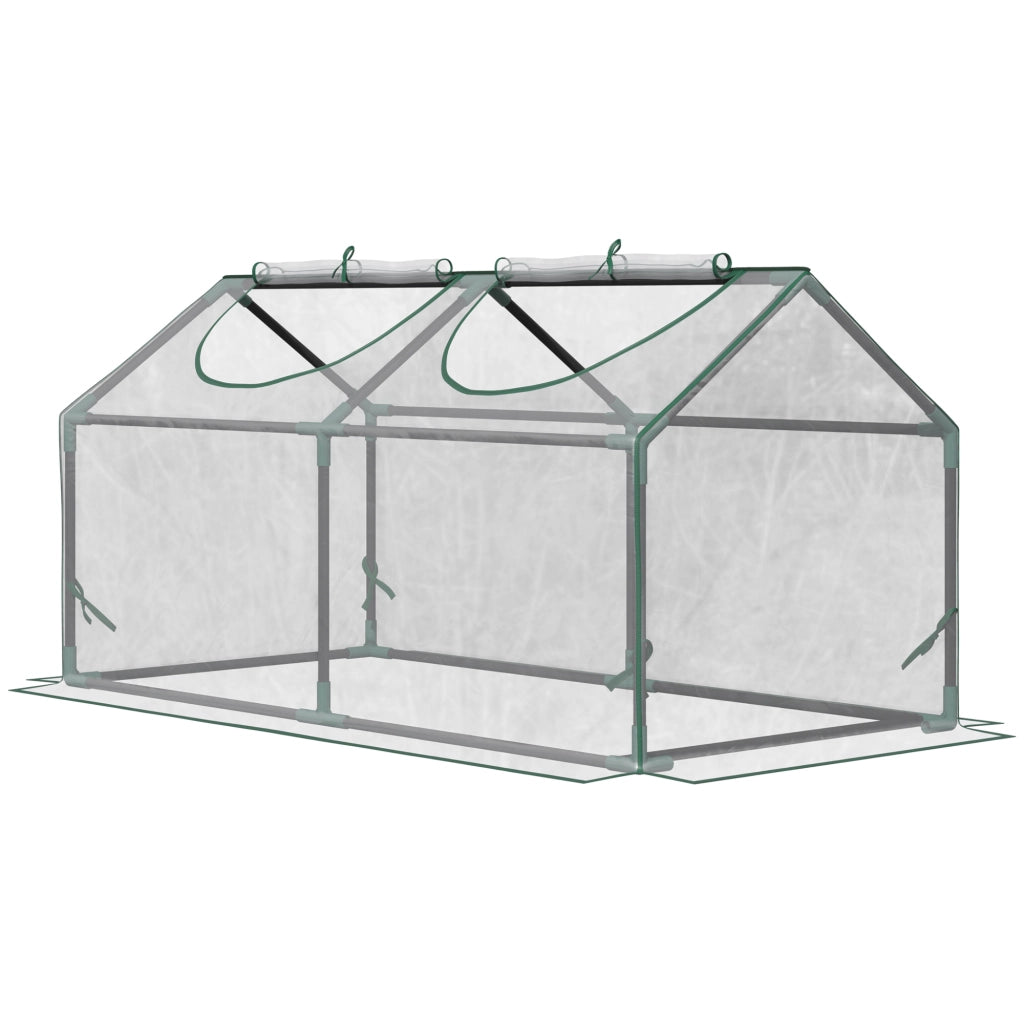 Mini Serra da Giardino ¨C Zephmum ¨C Trasparente 120x60x60cm