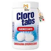 Akitaink Cloro Tabs 1kg Pastiglie Multiuso Candeggina
