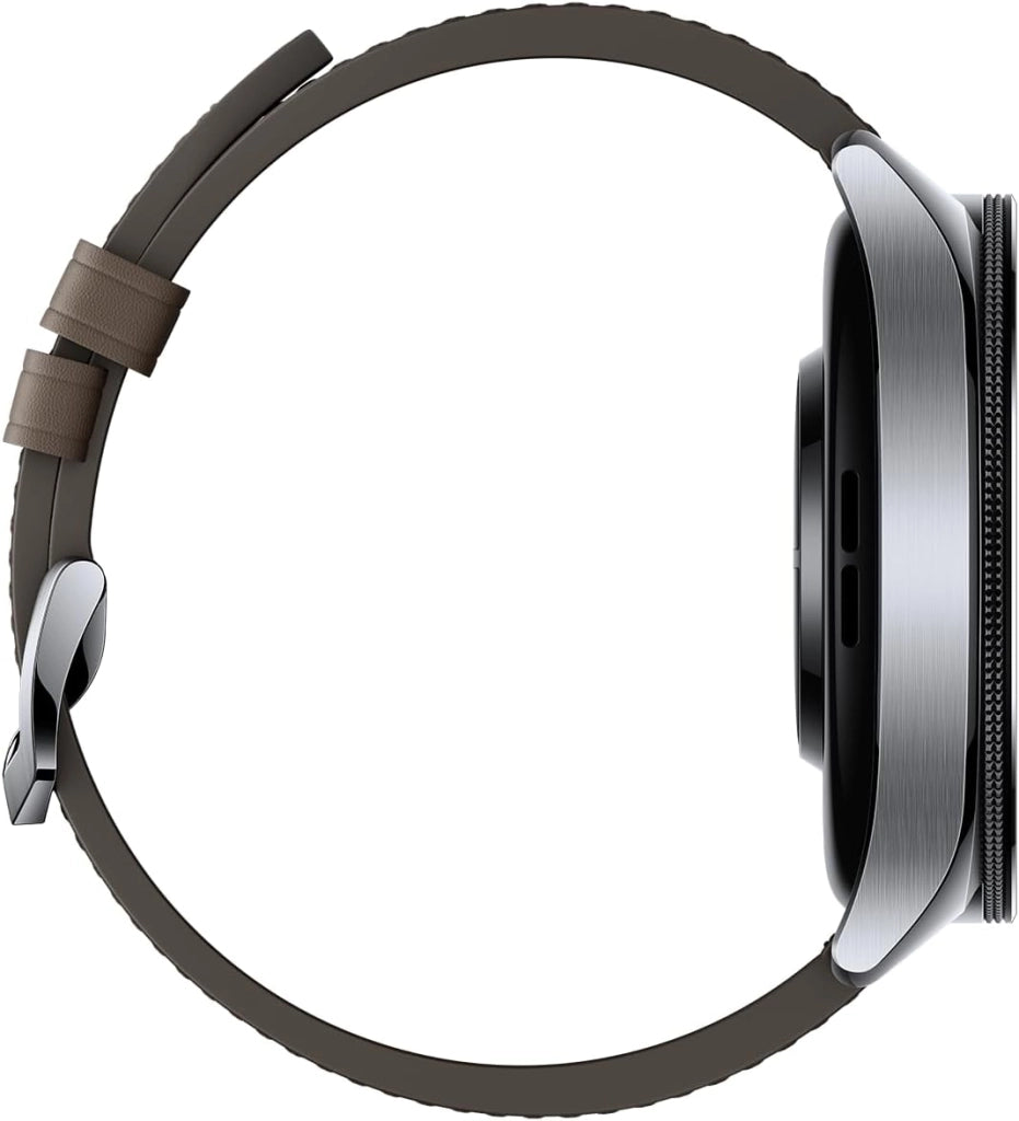 Watch 2 Pro 4G (LTE) Smartwatch (135-205 mm, Leder, Silber/Braun), Braun, Unico, Klassisch