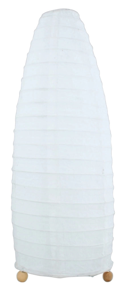 Lampada da tavolo Candellux Papirus legno/bianco E14