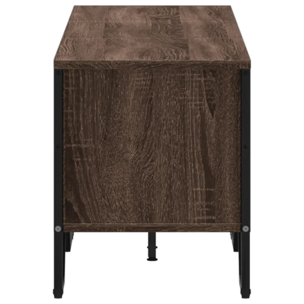 Mobile Porta TV Rovere Marrone 180x34x41cm in Legno Multistrato