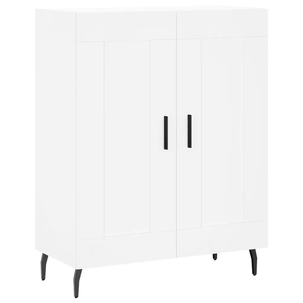 Credenza | Madia | Buffet da pranzo | Armadio da pranzo Bianca 69,5x34x180 cm in Legno Multistrato