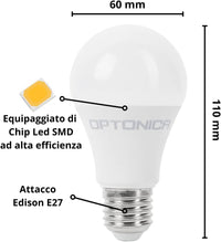 Optonica lampadina led risparmio energetico 18w attacco e27 5 pezzi