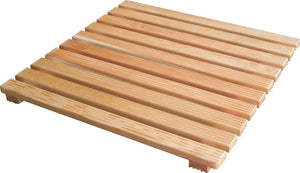 Pedana doccia larice cm. 60 x 60 (per piatti cm 80 x 80 e oltre)