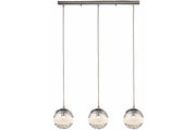 Lampada a sospensione Dream Reality cromata 3xG9 sfere
