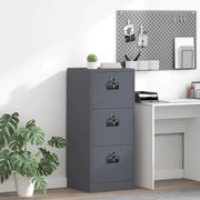 Armadio per File con cassetto Antracite 44 x 50 x 106.5 cm