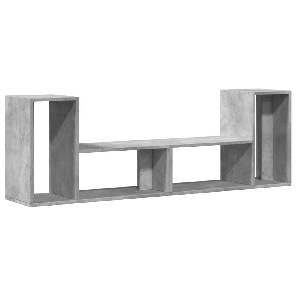 Mobile TV multimediale scaffale TV credenza mobile TV sala da pranzo soggiorno camera da letto 2 pezzi 75 x 30 x 50 cm legno ingegnerizzato grigio 02_0028557