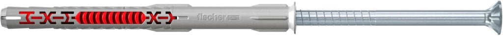 Fischer Tasselli Prolungati DuoXpand T 10x160 con Vite a Testa Svasata Piana in Acciaio Zincato, 50 pz, 562159