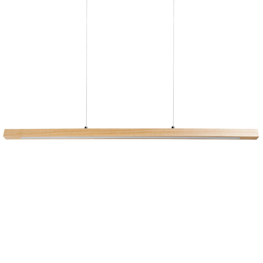 Lampada a sospensione a LED in legno di quercia Design minimalista con telecomando per l'oscuramento dell'illuminazione