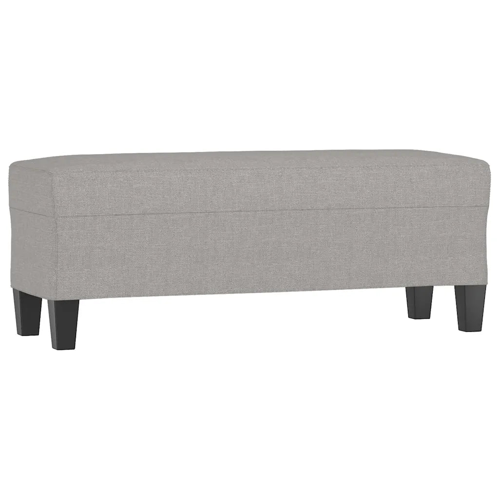Panca Grigio chiaro 100x35x41 cm in Tessuto CFW8025185