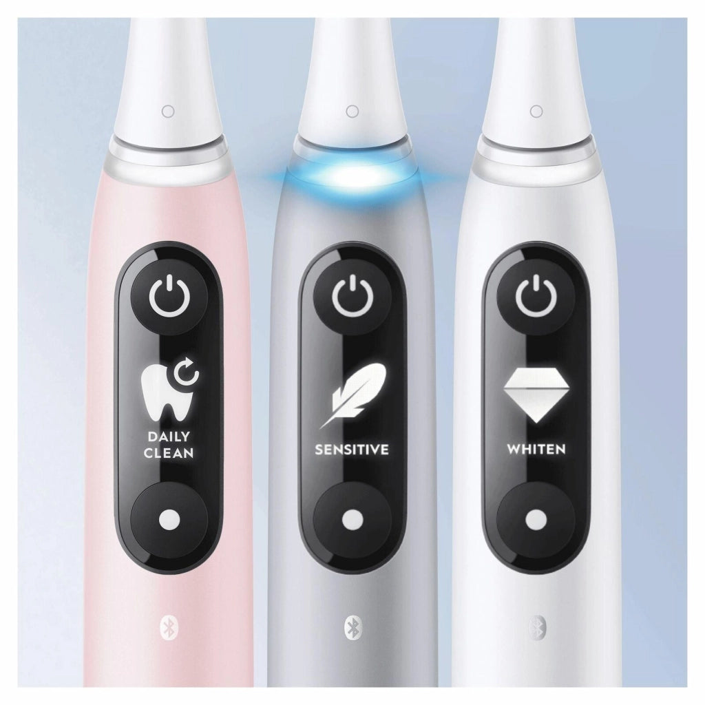 Oral-B iO Spazzolino Elettrico Ricaricabile 6S Grigio, 2 Testine, 1 Custodia Da Viaggio, 1 Spazzolino
