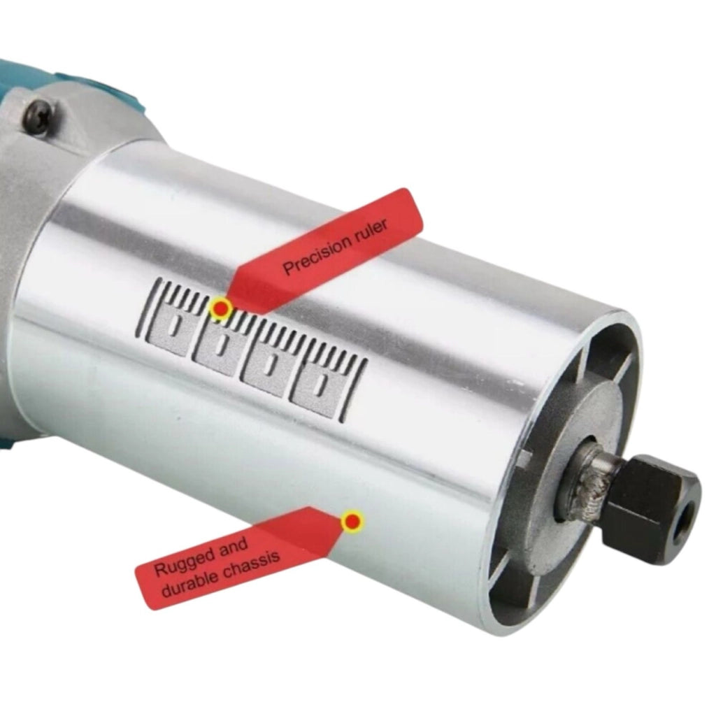 Fresatrice Verticale Elettrica 950W 6MM Rifilatore fresa per Legno Trimmer VP10801