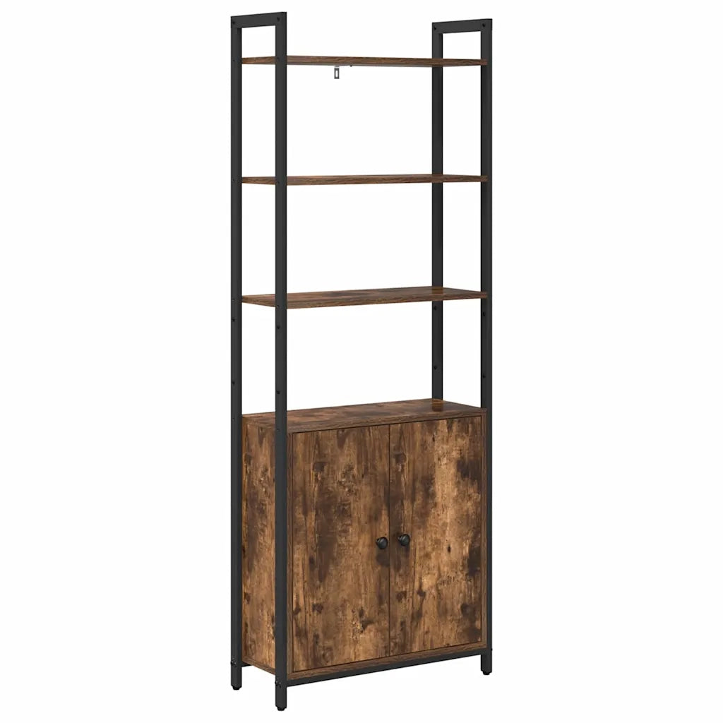 Armadio per Libri Rovere fumé 60 x 24 x 161 cm 883858