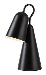 Lampada da tavolo moderna nera orientabile E14 40W Rabalux