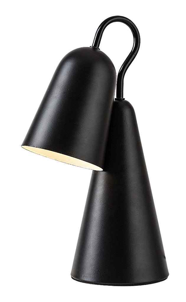 Lampada da tavolo moderna nera orientabile E14 40W Rabalux