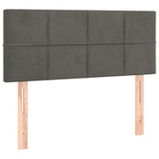 Testiera | Testata Grigio Scuro 100x5x78/88 cm in Velluto