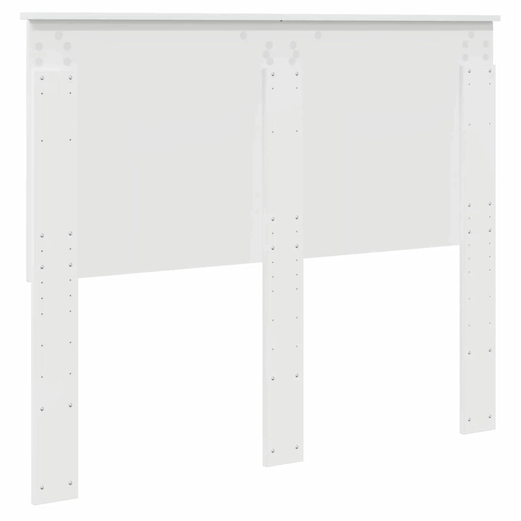 Testiera Bianco Lucido 100 cm Legno ingegnerizzato 887664